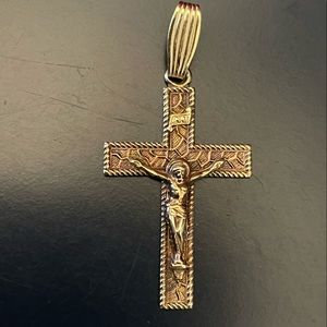 24k Vermeil Cross Pendant